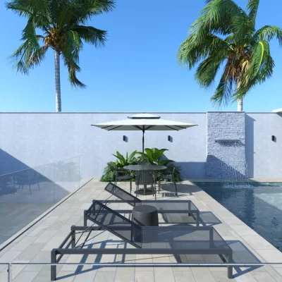 Câmera Frente para Mesa Piscina